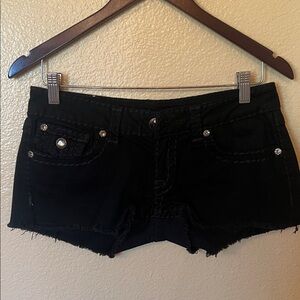 L.A. Idol Black Jean Shorts